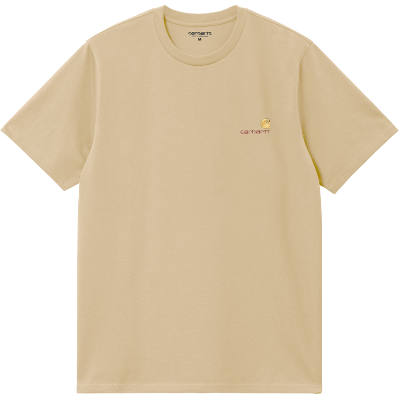 Carhartt - S/S American Script T-Shirt - Rattan - T-Shirt