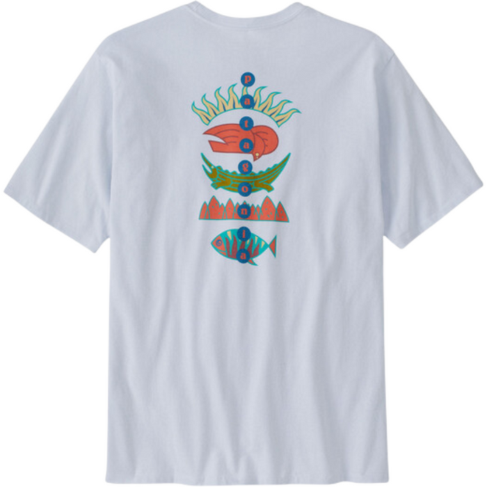 Patagonia - Ms Fitz Roy Wild Responsibili-Tee - White - T-Shirt