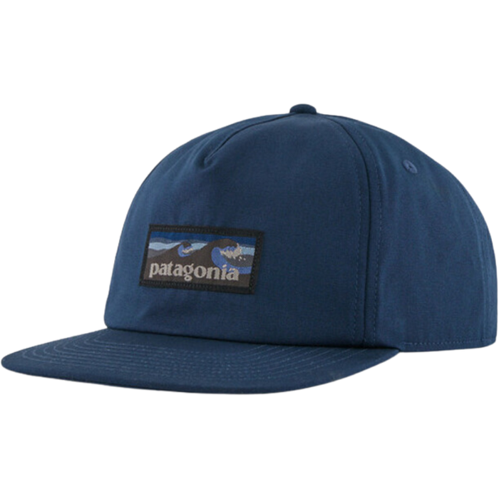 Patagonia - Boardshort Label Funfarer Cap - Cliffs and Waves: Utility Blue - Fitted Cap