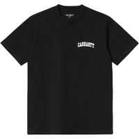 Carhartt - S/S University Script T-Shirt - Black / White - T-Shirt