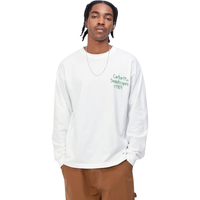 Carhartt - L/S Soundface T-Shirt - White - T-Shirt Langarm