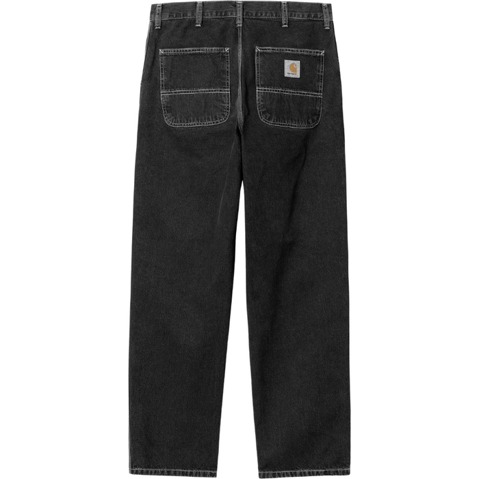 Carhartt - Simple Pant - Black stone wash - Baggy Fit Jeans