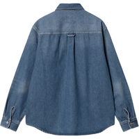 Carhartt - Harvey Shirt Jac - Blue - Jeansjacke