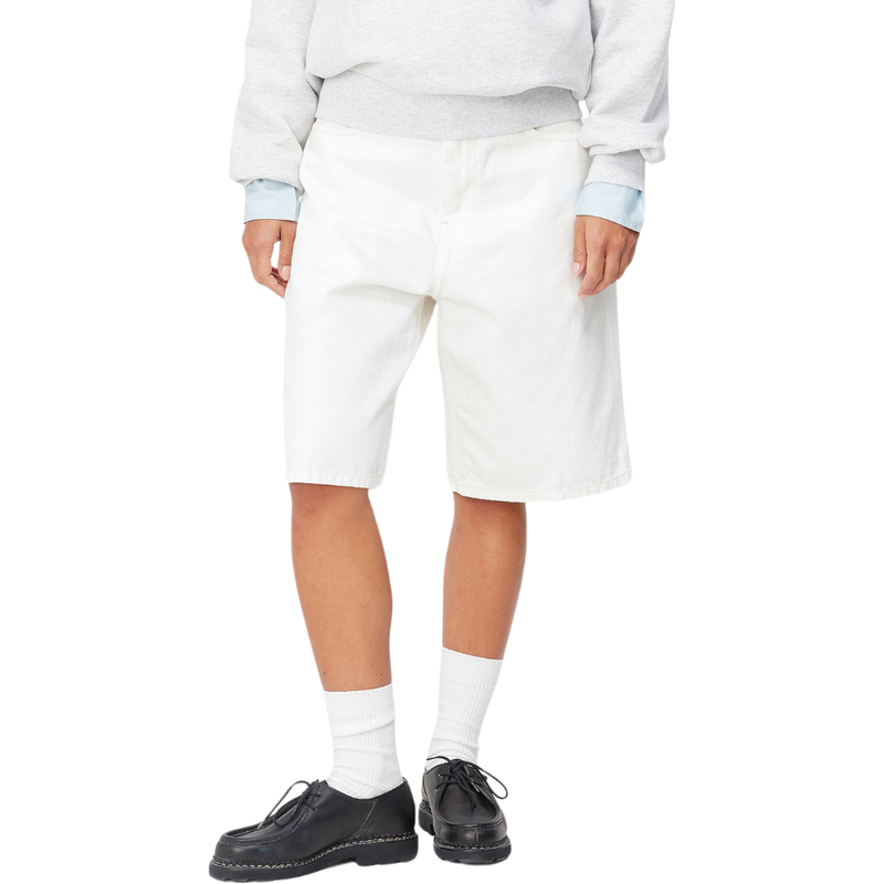 Carhartt - W Brandon Short - White rinsed - Short