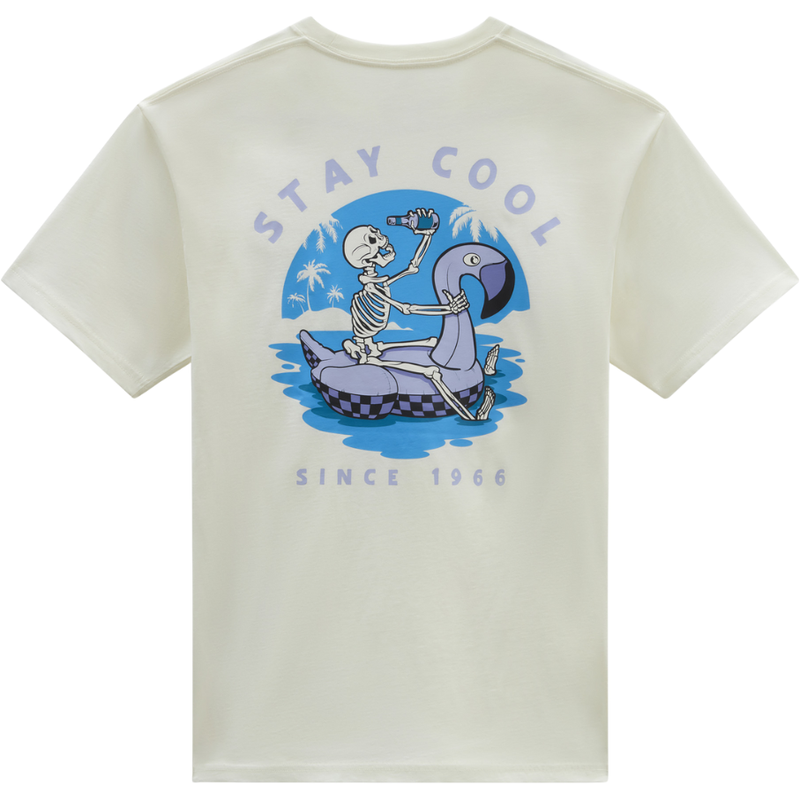 Vans - BEER FLOAT SS TEE  - Marshmallow - T-Shirt