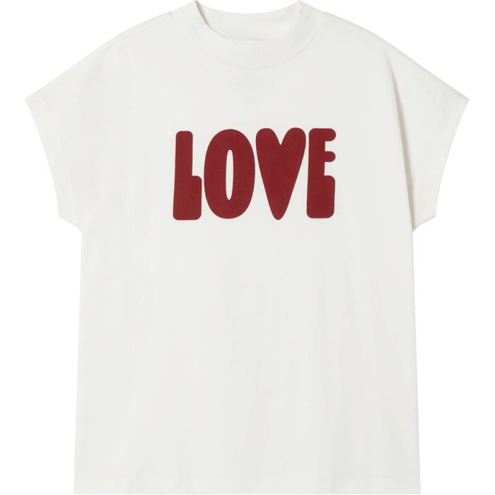 Thinking MU - LOVE VOLTA T-SHIRT - SNOW WHITE - T-Shirt