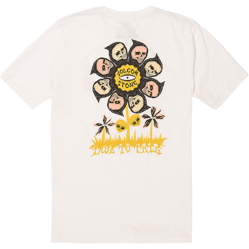 Volcom - FLOWER BUDZ FTY SST - OFF WHITE - T-Shirt