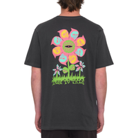 Volcom - FLOWER BUDZ FTY SST - STEALTH - T-Shirt