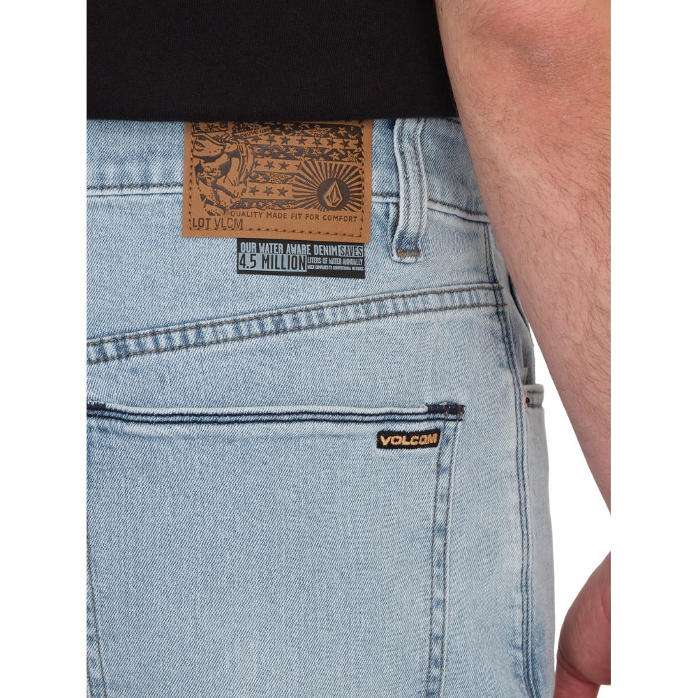 Volcom - BILLOW DENIM SHORT - DESERT DIRT INDIGO - Short