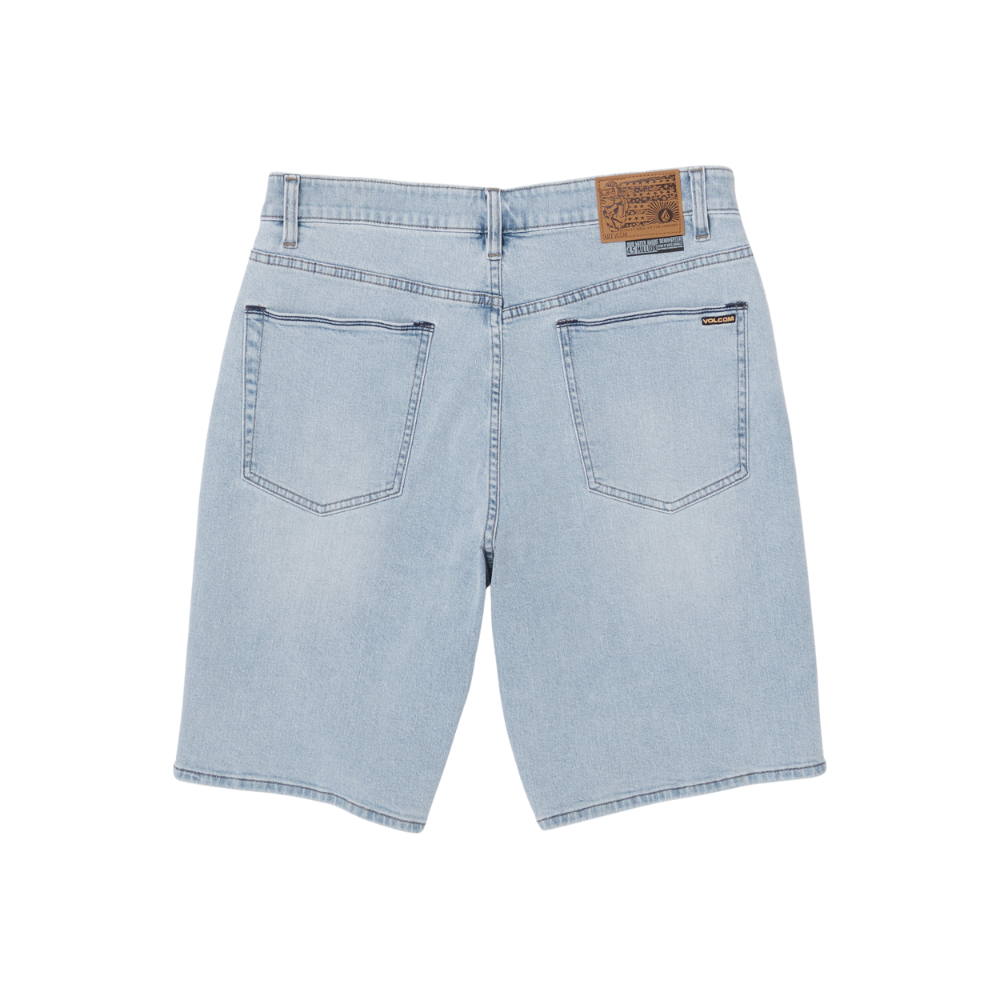 Volcom - Billow Denim Short - Desert Dirt Indigo - Baggy Short