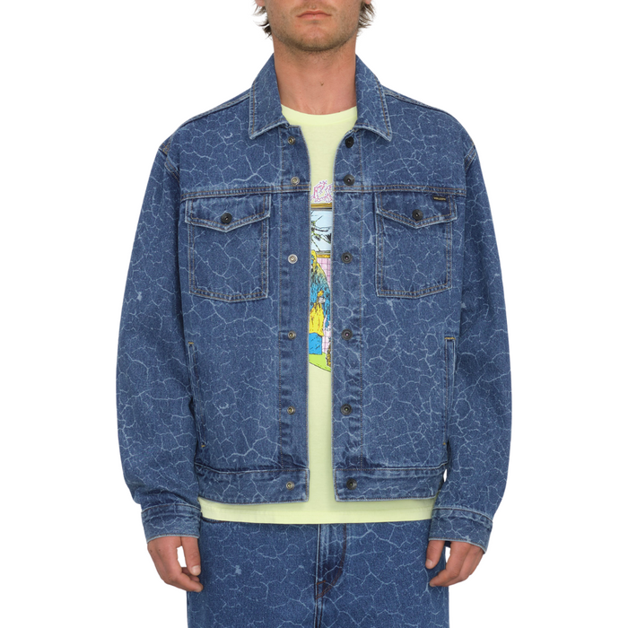 Volcom - FA TETSUNORI DENIM JACKET - LAZER - Jeansjacke