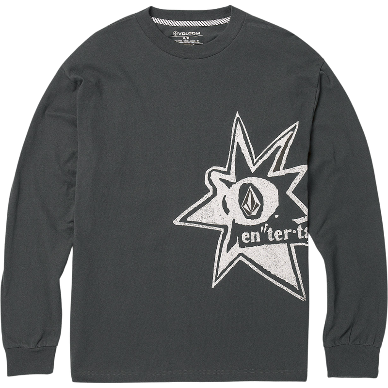 Volcom - V ENT STONE BURST LST - STEALTH - T-Shirt Langarm