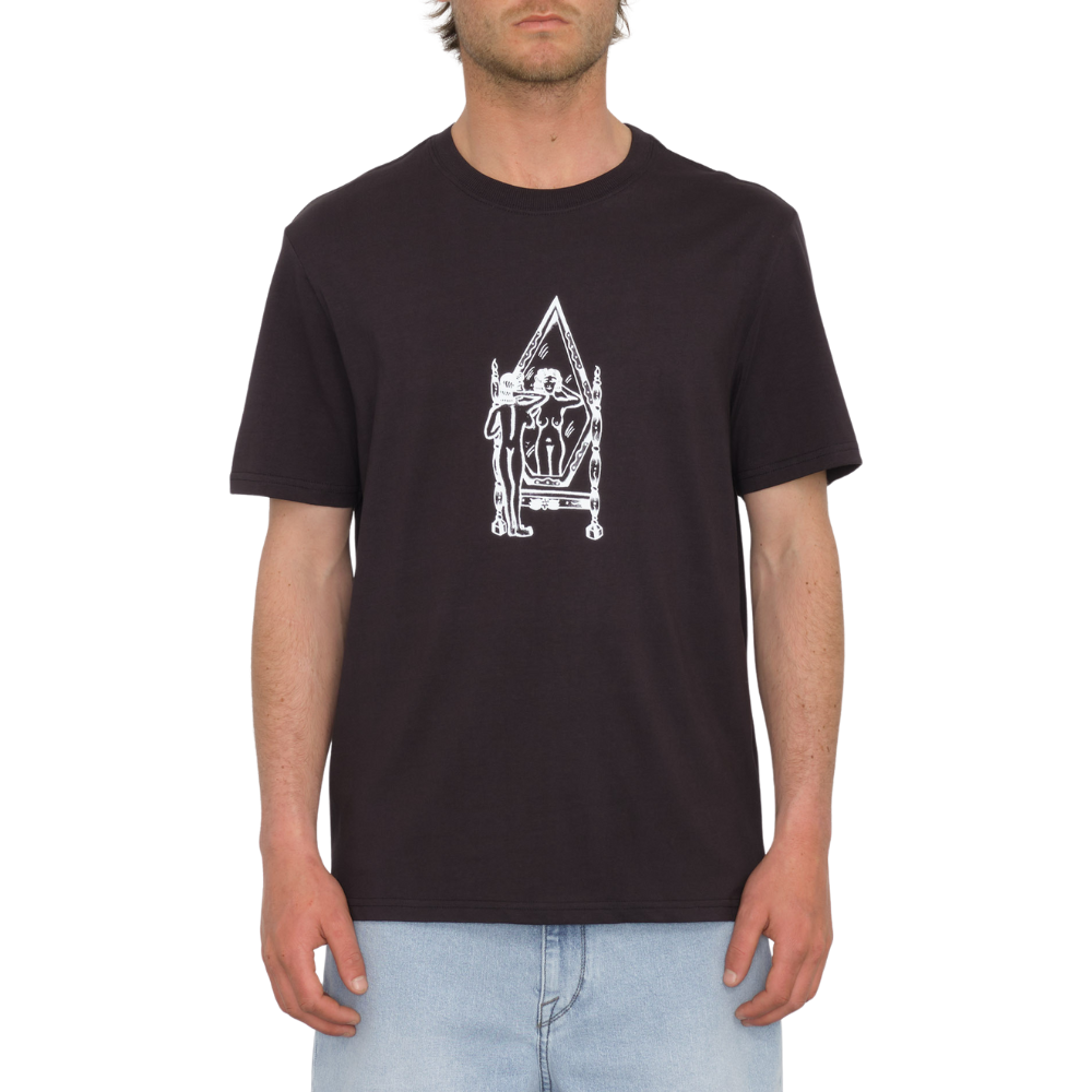 Volcom - LINTELL MIRROR SST - BLACK - T-Shirt