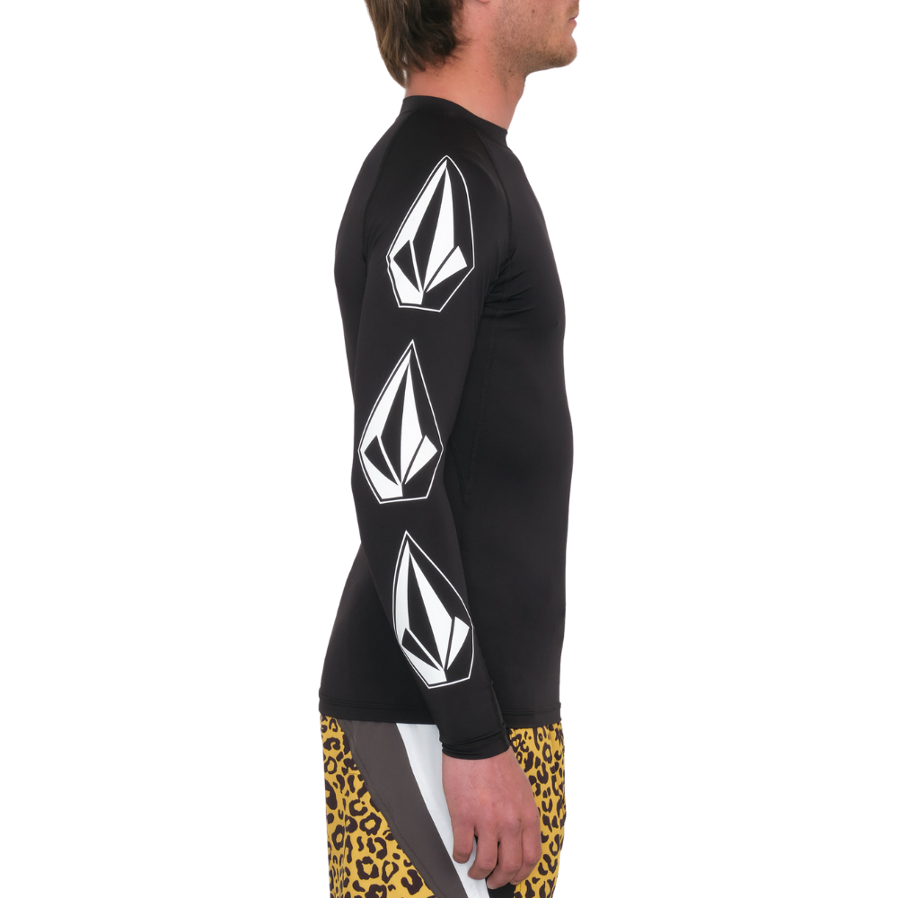 Volcom - SURF VITALS J ROBINSON LS - BLACK - Lycra Shirt