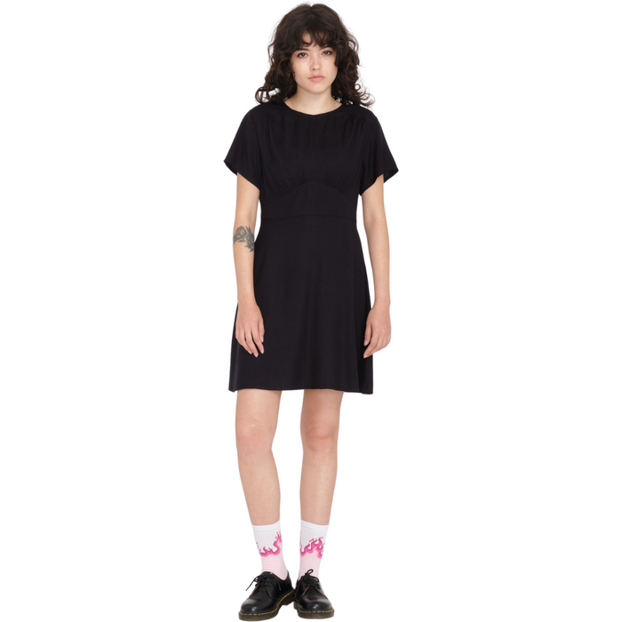 Volcom - SURFPUNK SS DRESS - BLACK - Kleid Kurz