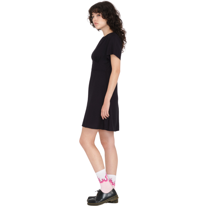 Volcom - SURFPUNK SS DRESS - BLACK - Kleid Kurz