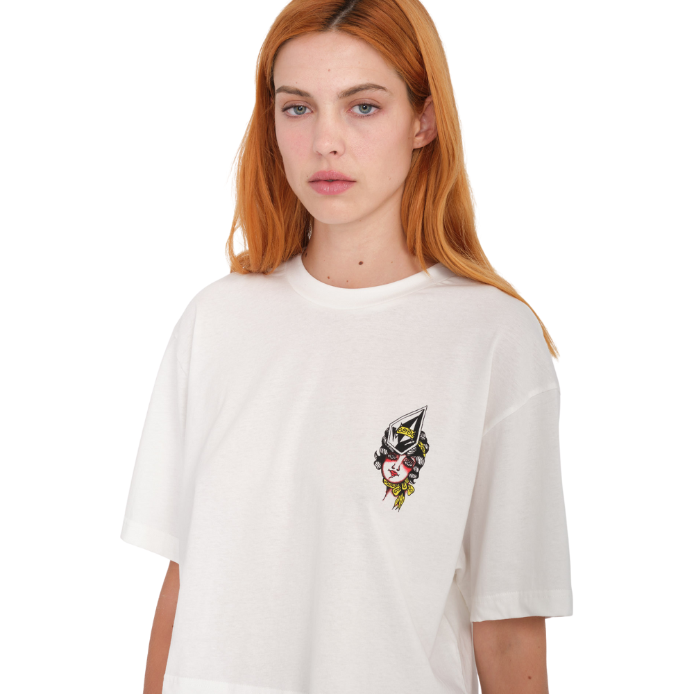 Volcom - DRUMSTONE TEE - STAR WHITE - T-Shirt