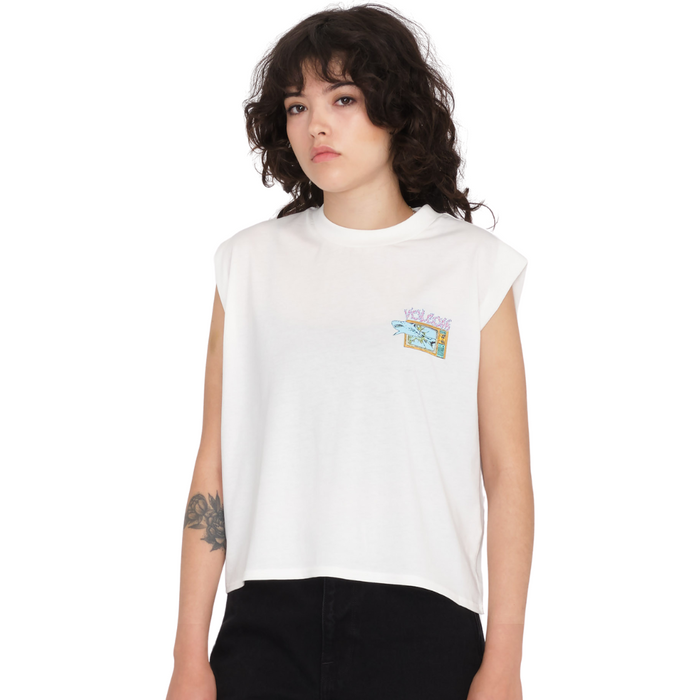 Volcom - FRENCHSURF TANK TEE - STAR WHITE - Tank Top