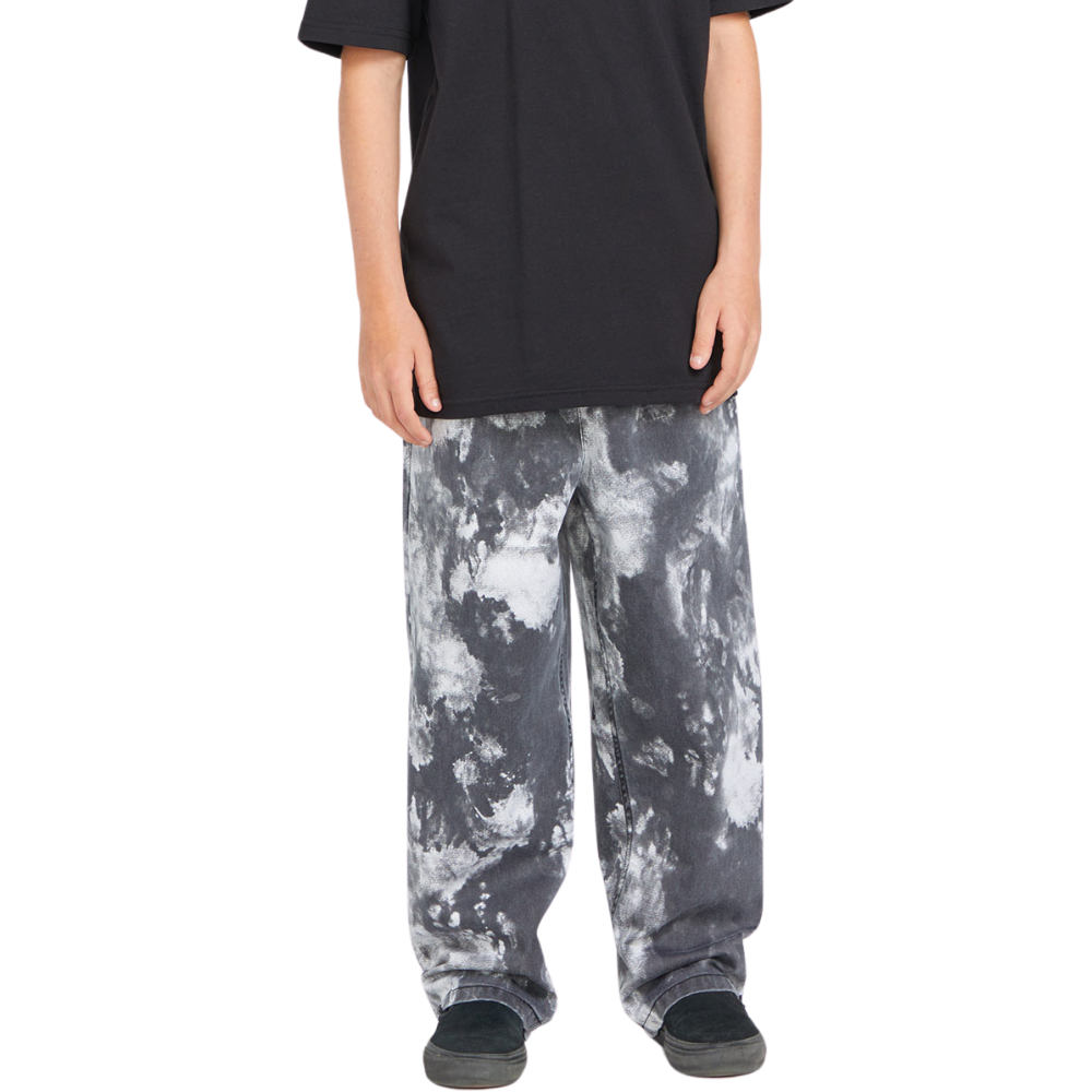 Volcom - ASPHALT BEACH EW PANT - BLACK WHITE - Joggerpant