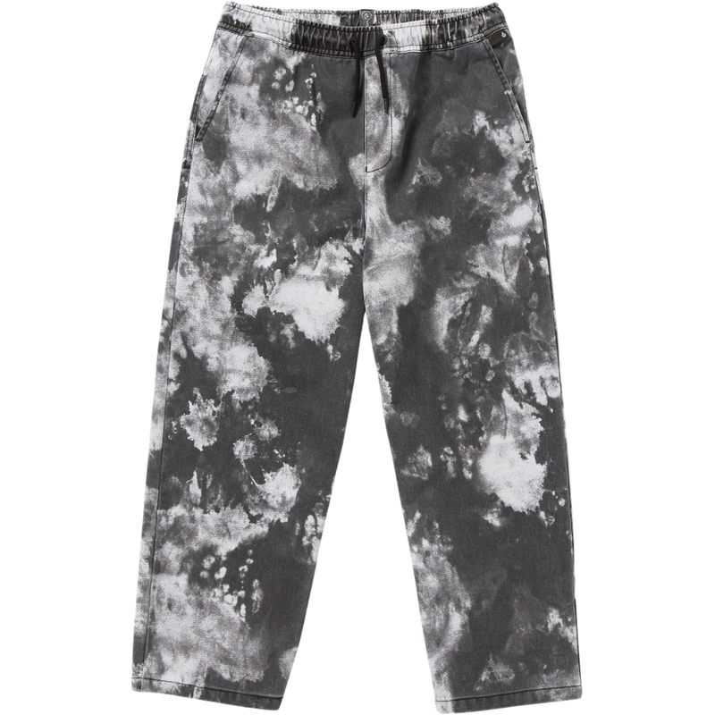 Volcom - ASPHALT BEACH EW PANT - BLACK WHITE - Joggerpant