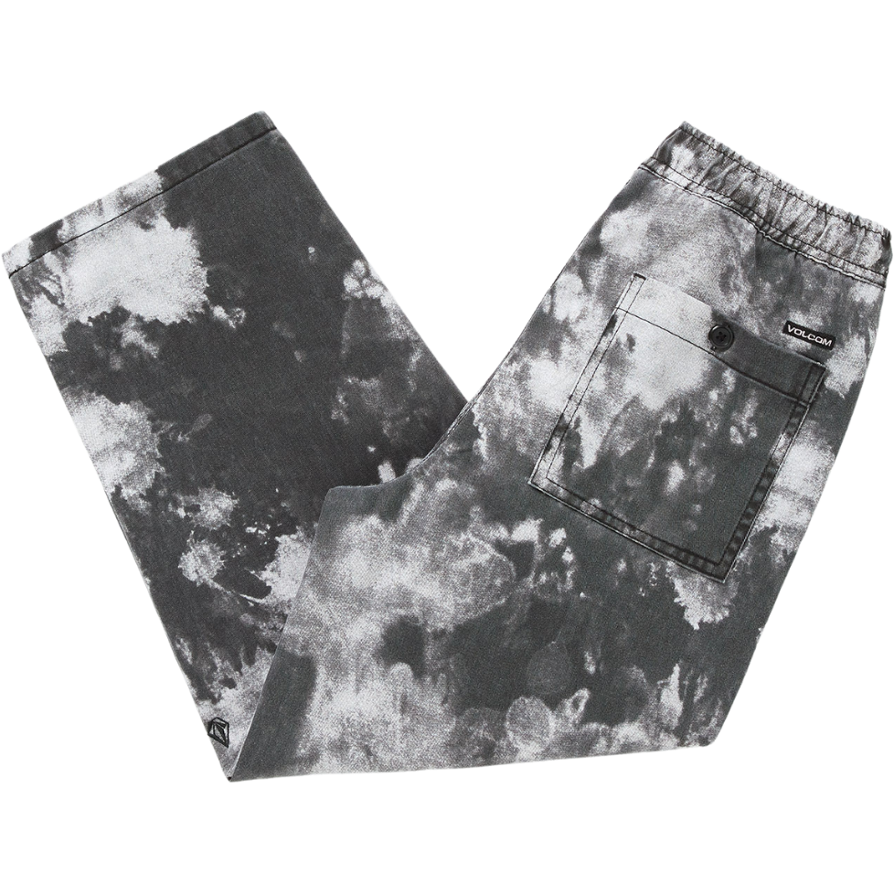 Volcom - ASPHALT BEACH EW PANT - BLACK WHITE - Joggerpant