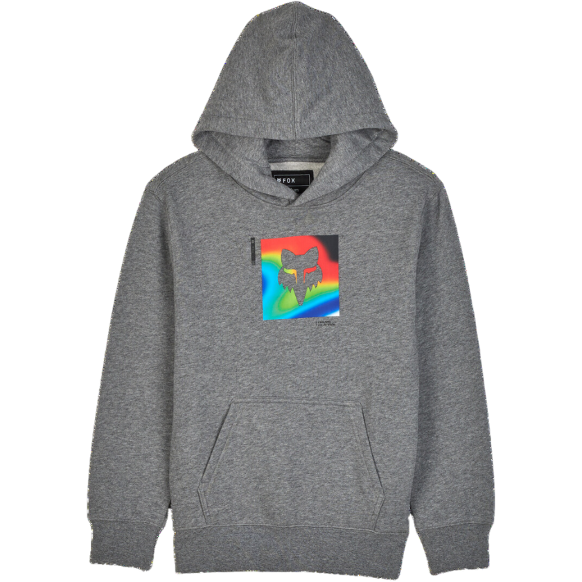 Fox - YTH SCANS FLEECE PO  - HEATHER GRAPHITE - Hoodie