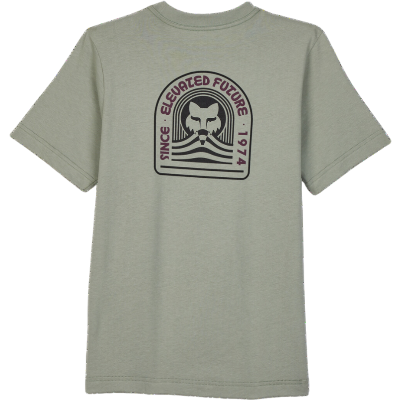 Fox - YTH EXPLORATION PREM SS TEE  - GREY VINTAGE - T-Shirt