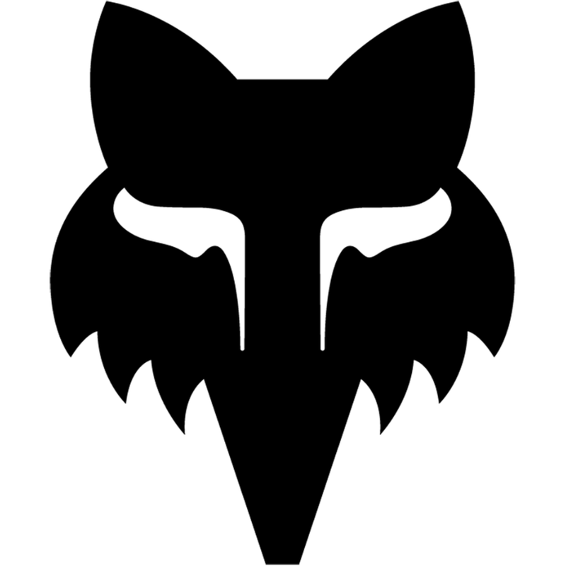 Fox - FOX HEAD 7 - DIE CUT VINYL  - BLACK - Souvenirs