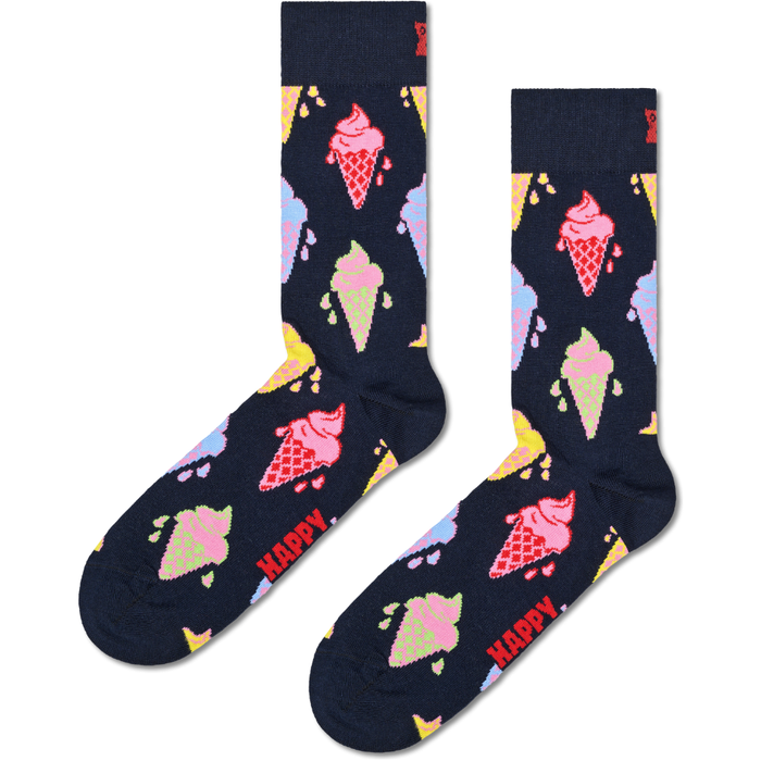 Happy Socks - Ice Cream Sock - Navy - Socken