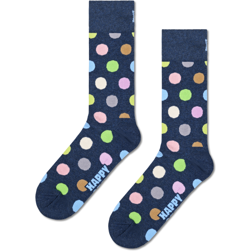 Happy Socks - Big Dot Sock - Navy - Socken