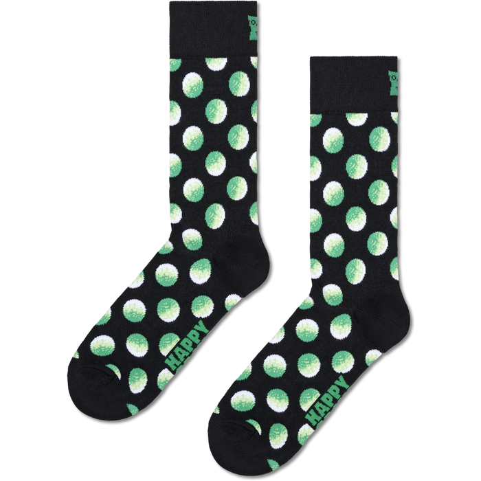 Happy Socks - Faded Big Dot Sock - Black - Socken