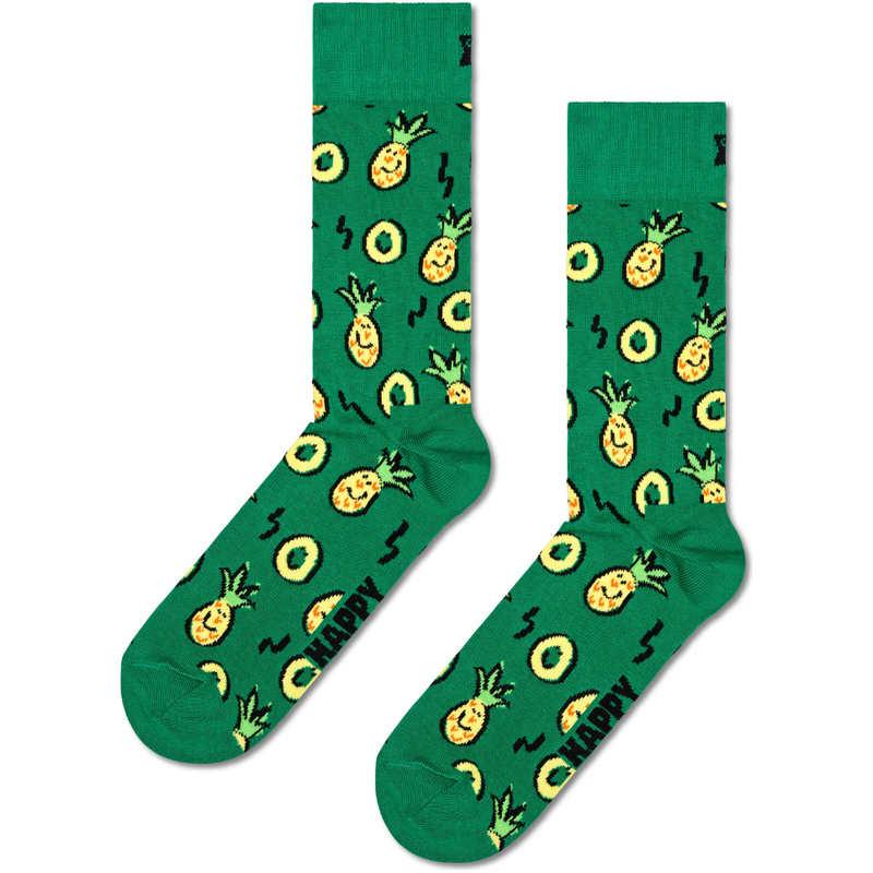 Happy Socks - Pineapple Sock - Green - Socken