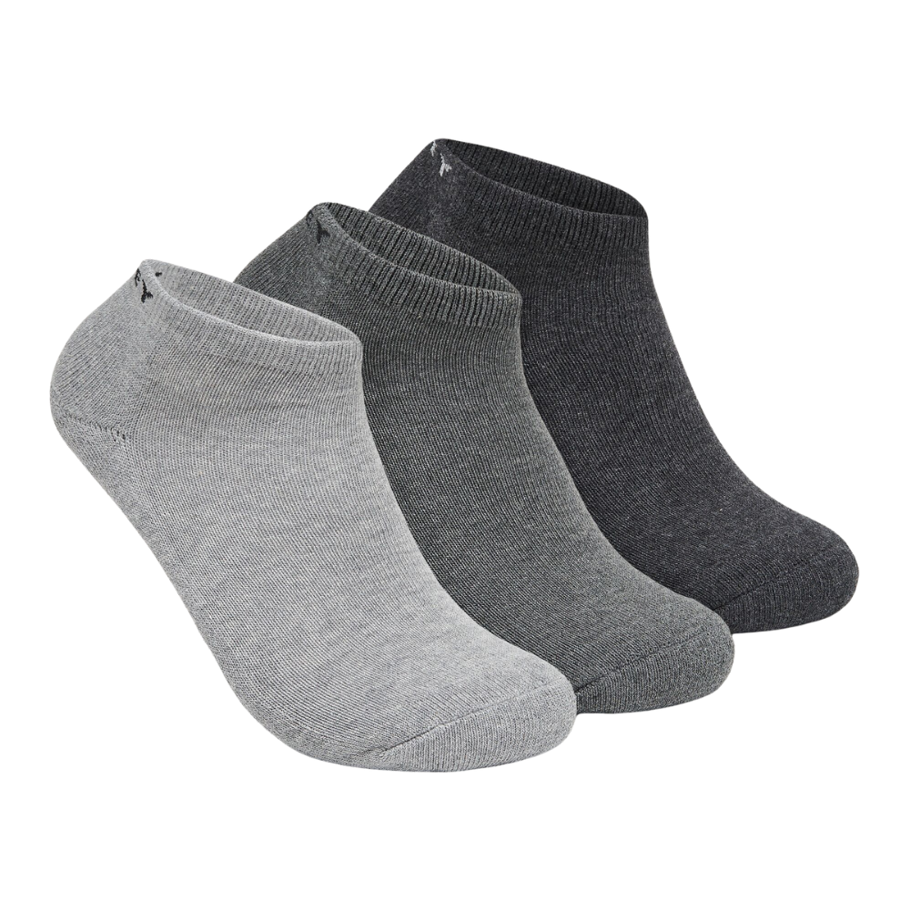 Oakley - Short Solid Socks (3 Pcs) - Dark Grey Hthr - Füßling