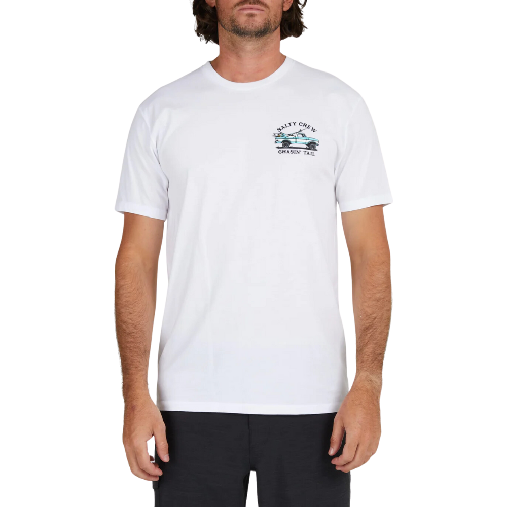 Salty Crew - OFF ROAD PREMIUM S/S TEE - White - T-Shirt