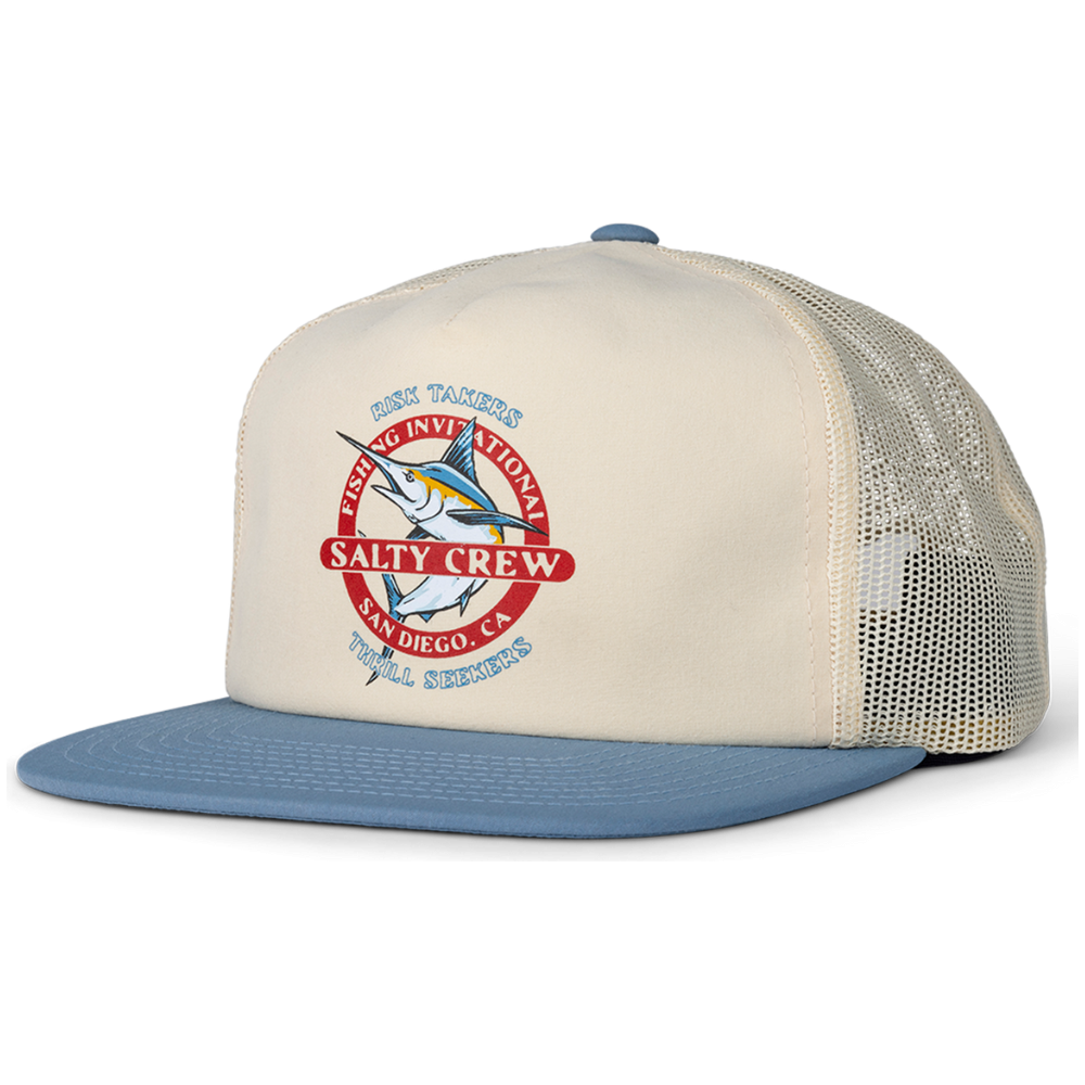 Salty Crew - INTERCLUB TRUCKER - Natural Slate - Trucker Cap