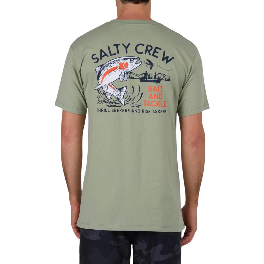 Salty Crew - FLY TRAP PREMIUM S/S TEE - Dusty Sage - T-Shirt