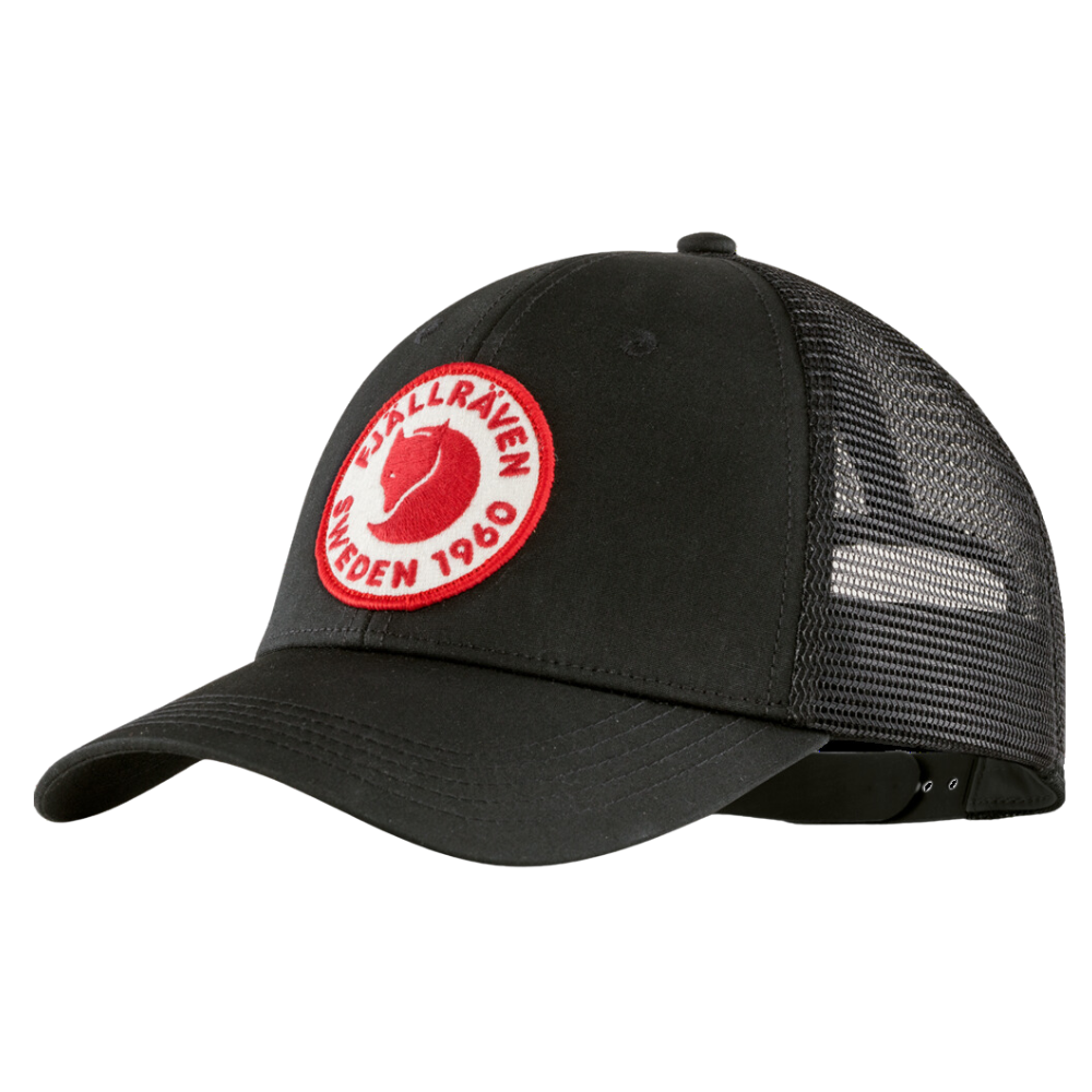 FjällRäven - 1960 Logo Langtradarkeps - Black - Trucker Cap