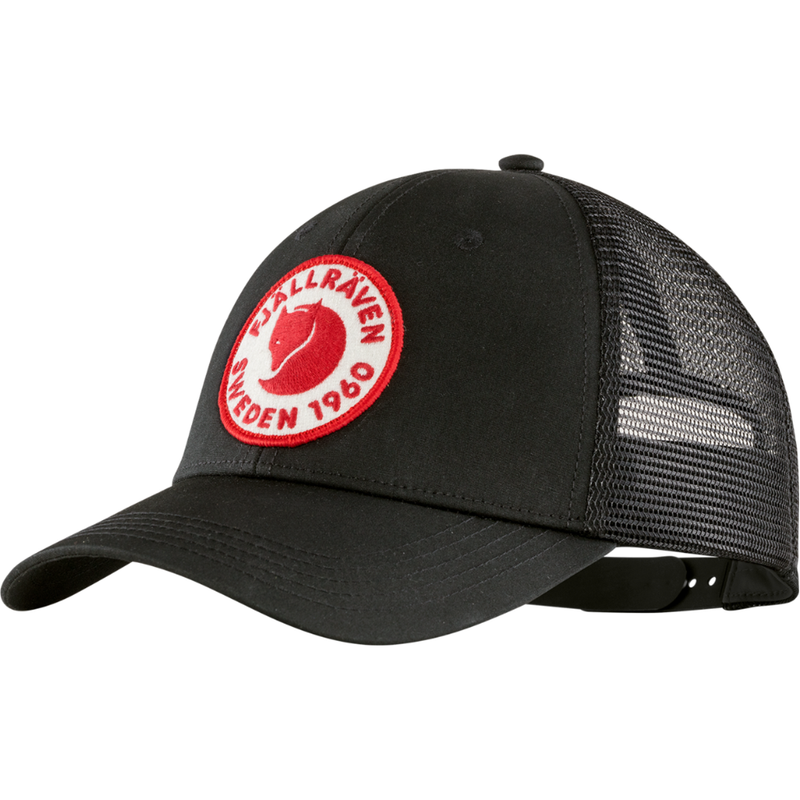 Fjällräven - 1960 Logo Langtradarkeps - Black - Trucker Cap