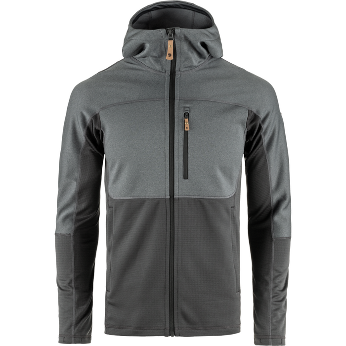 Fjällräven - Abisko Trail Fleece  - Iron Grey-Grey - Fleece Jacke