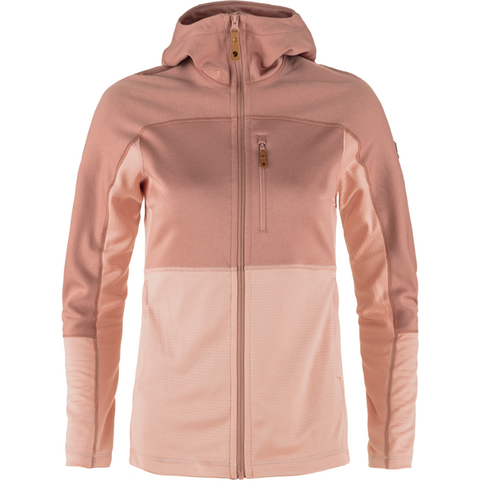 Fjällräven - Abisko Trail Fleece  - Chalk Rose-Dusty Rose - Outdoor-Jacke