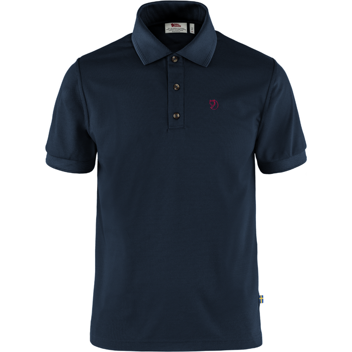 Fjällräven - Crowley Pique Shirt - Blueblack - Polo Kurzarm