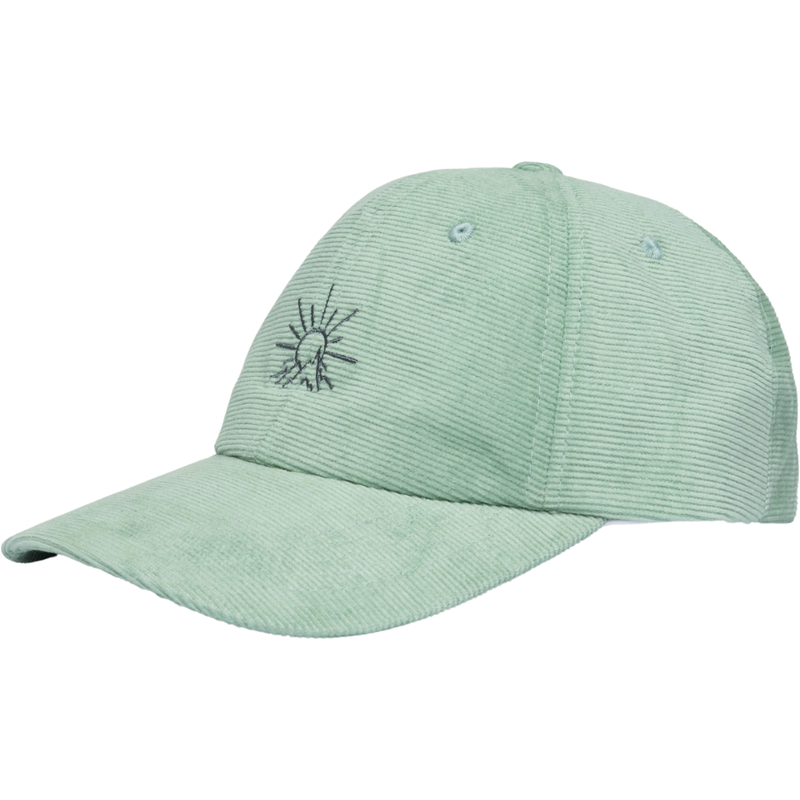 Dedicated - Soft Cap Slussen Corduroy Line Mountain  - Granite Green - Fitted Cap