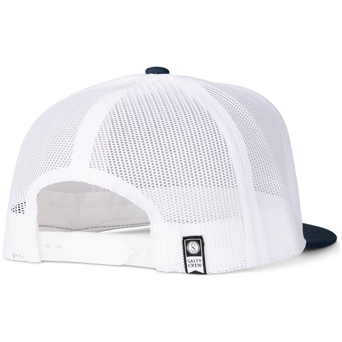 Salty Crew - ANGLER TRUCKER - Navy White - Trucker Cap