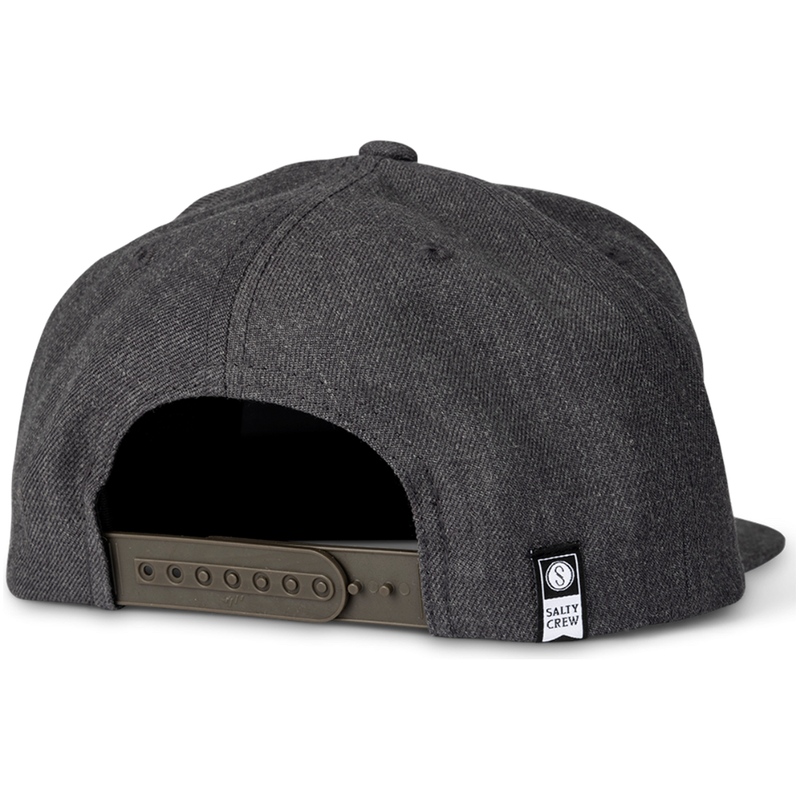 Salty Crew - ROOSTER 6 PANEL - Dark Heather Grey - Snapback Cap