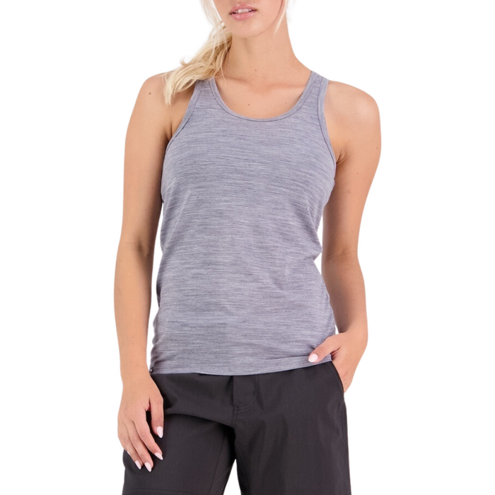 Mons Royale - Icon Merino Air-Con Tank - Grey Heather - Tank Top