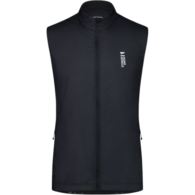 Mons Royale - Redwood Merino Air-Con Wind Vest - Black - Weste