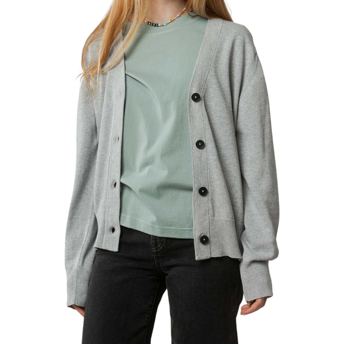 Melawear - SURINA - grey blend - Strickjacke