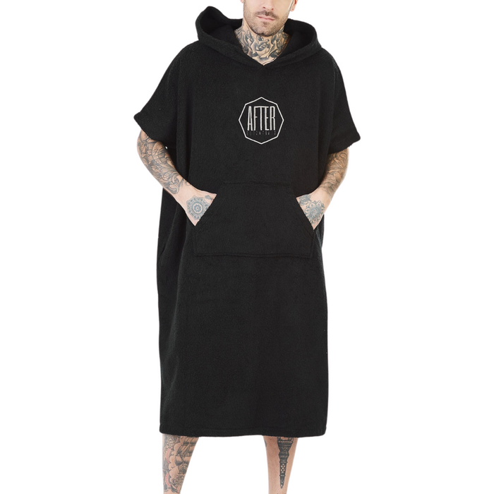 After Essentials - LOGO - Black - Surf-Poncho