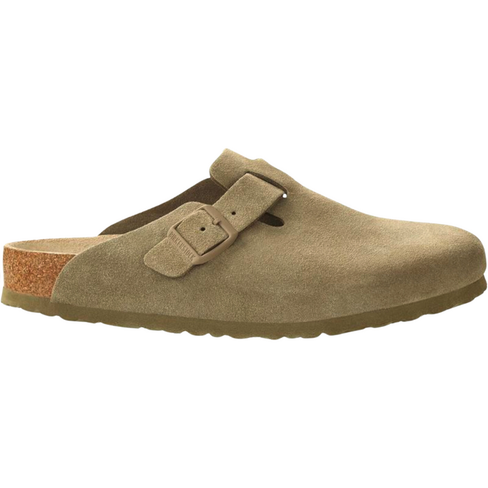 Birkenstock - Boston Suede Leather - Faded Khaki - Sandale