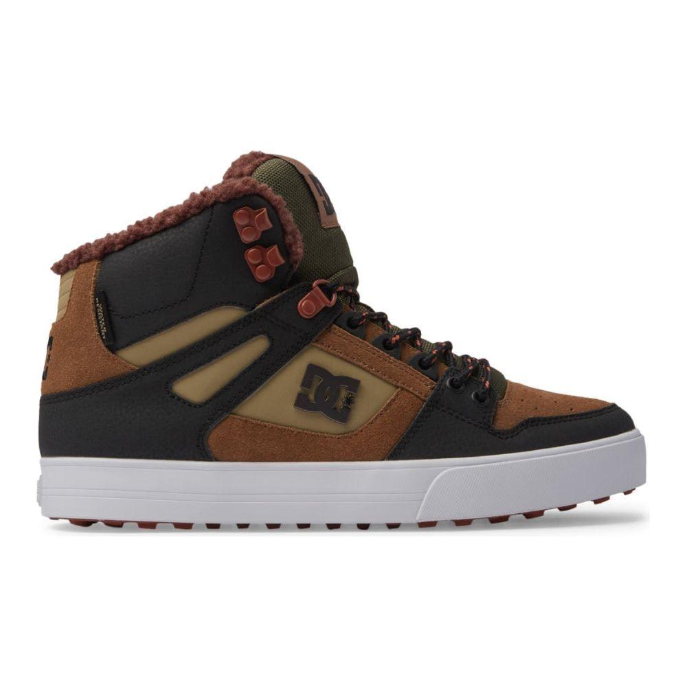 DC - PURE HIGH-TOP WC WNT - BROWN/BROWN/GREEN - Winterschuh